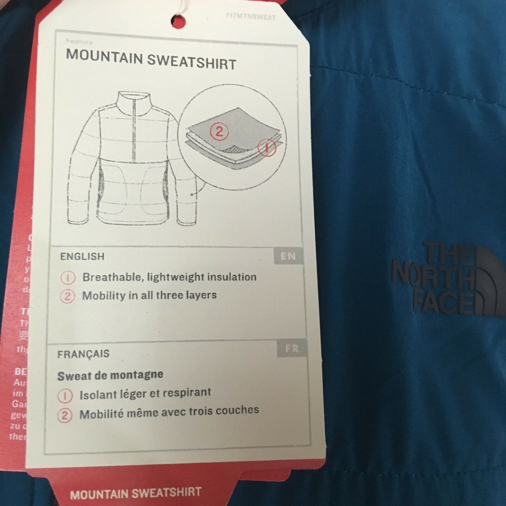 The North Face Mountain Sweatshirt 1/4 Zip Women's - Picture 7 of 8